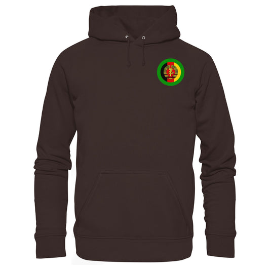 DDR Ostalgie Kapuze / Hoodie Unisex • NVA GRENZTRUPPEN - BRUST BADGE