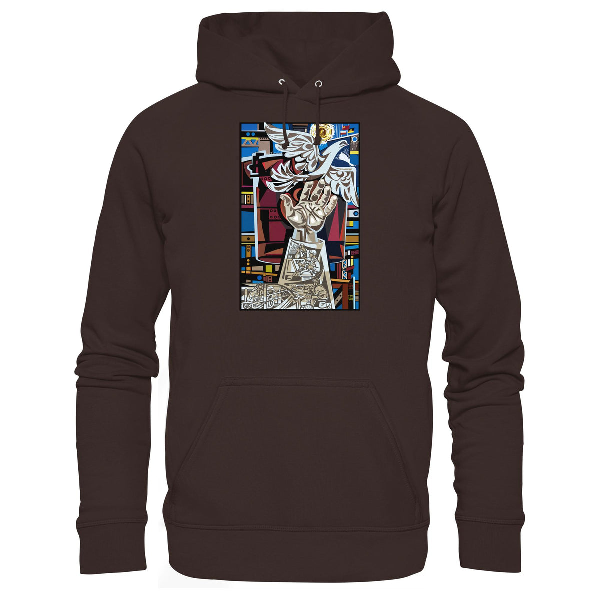DDR Ostalgie Kapuze / Hoodie Unisex • WALTER WOMACKA - MOSAIK MAGISTRALE EISENHÜTTENSTADT (1965)
