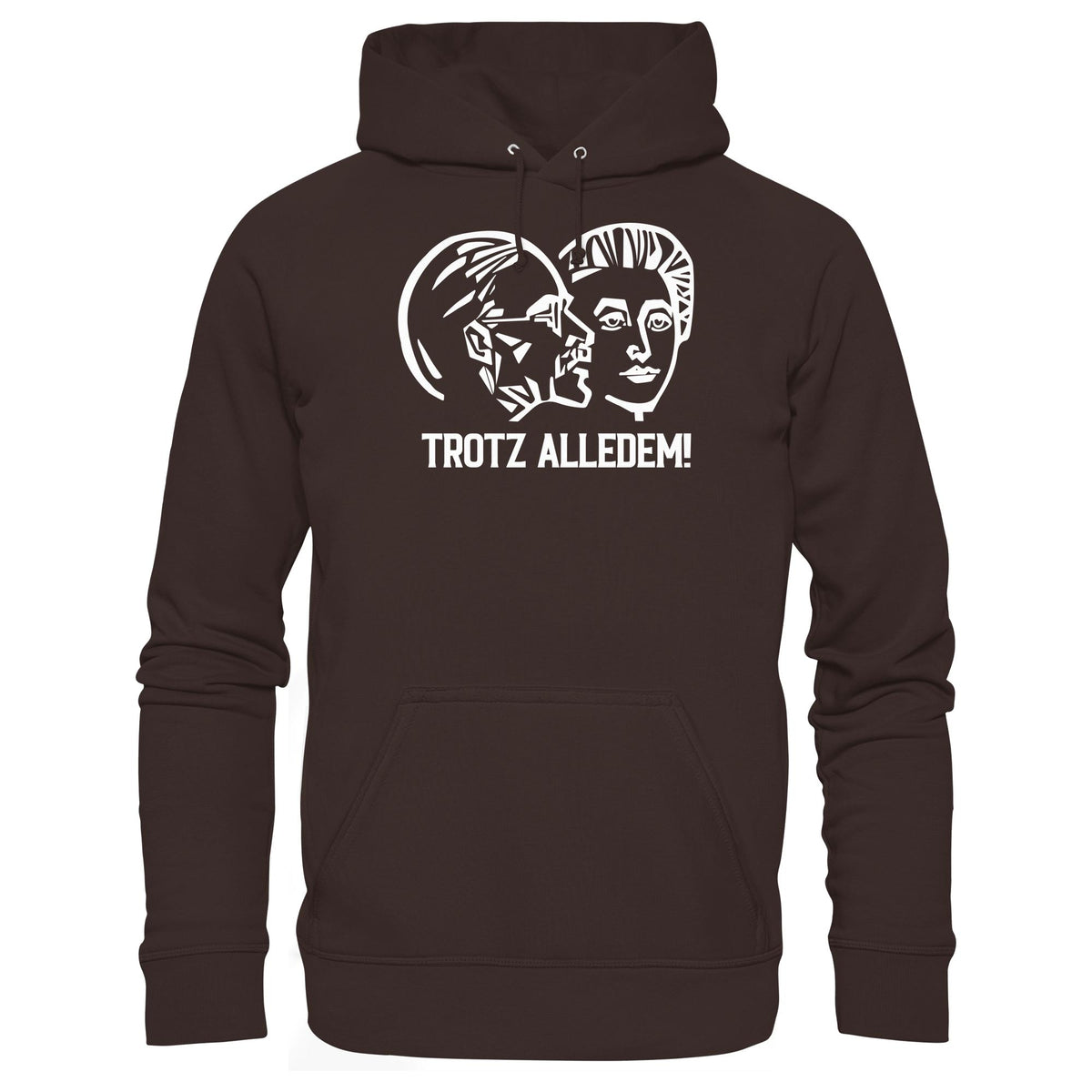 DDR Ostalgie Kapuze / Hoodie Unisex • WALTER WOMACKA - TROTZ ALLEDEM (STAATSRATSGEBÄUDE, Aus der Geschichte der Deutschen Arbeiterbewegung, 1964)