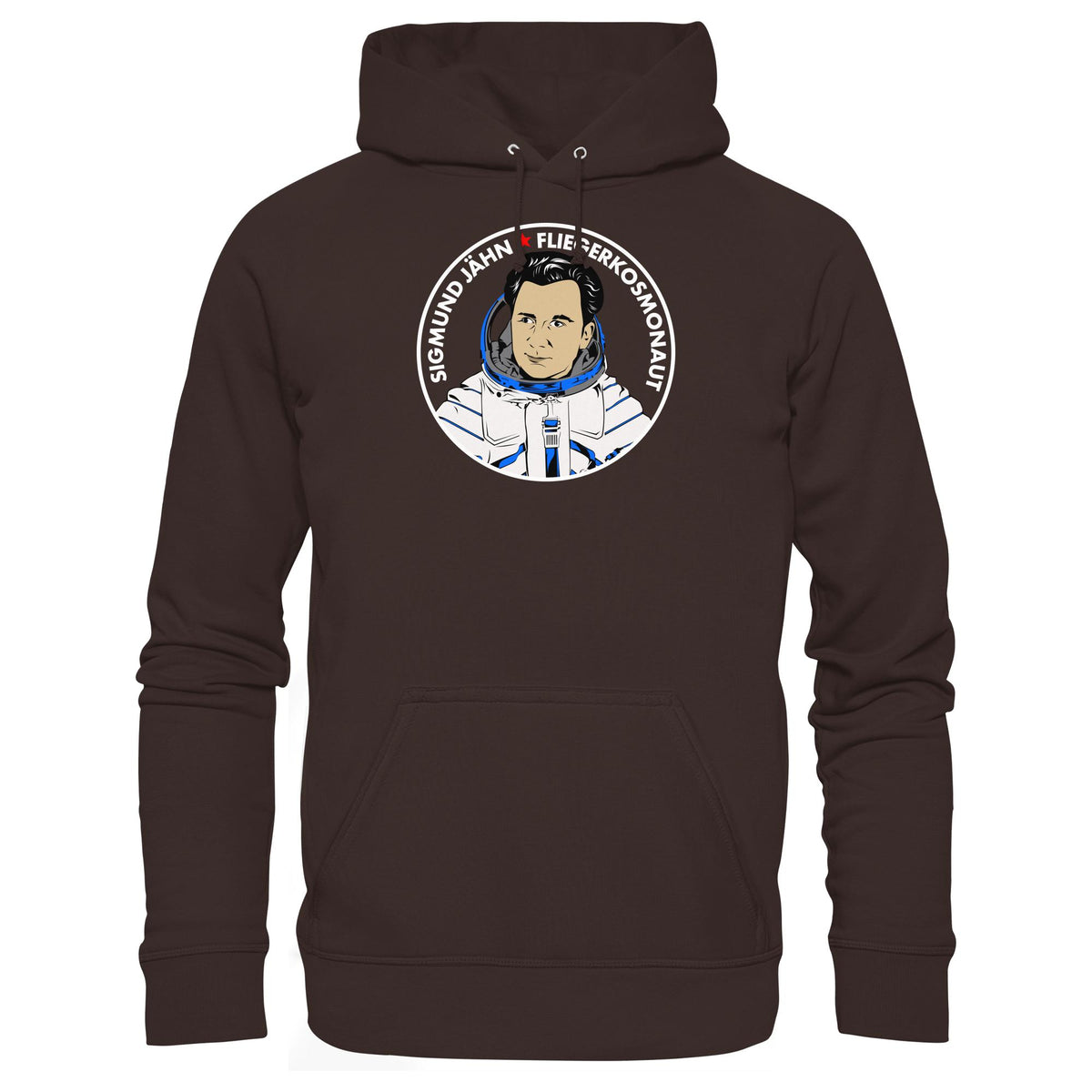 DDR Ostalgie Kapuze / Hoodie Unisex • SIGMUND JÄHN - DUNKEL