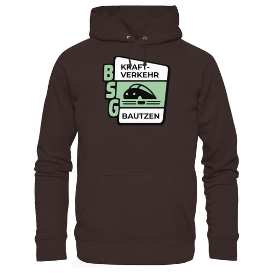 DDR Ostalgie Kapuze / Hoodie Unisex • BSG KRAFTVERKEHR BAUTZEN