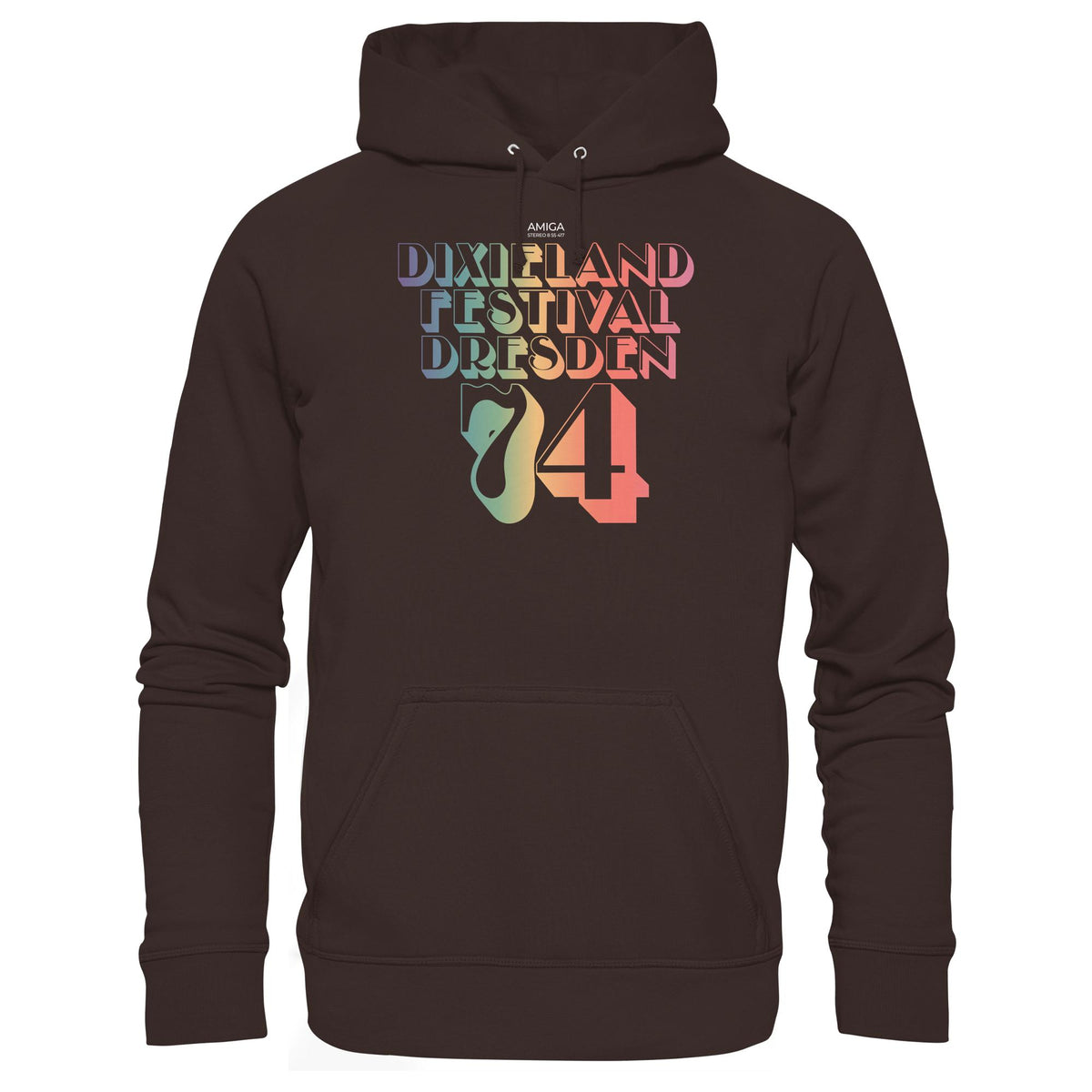 DDR Ostalgie Kapuze / Hoodie Unisex • DIXIELAND FESTIVAL DRESDEN 1974 (ORIGINAL-PLATTE)