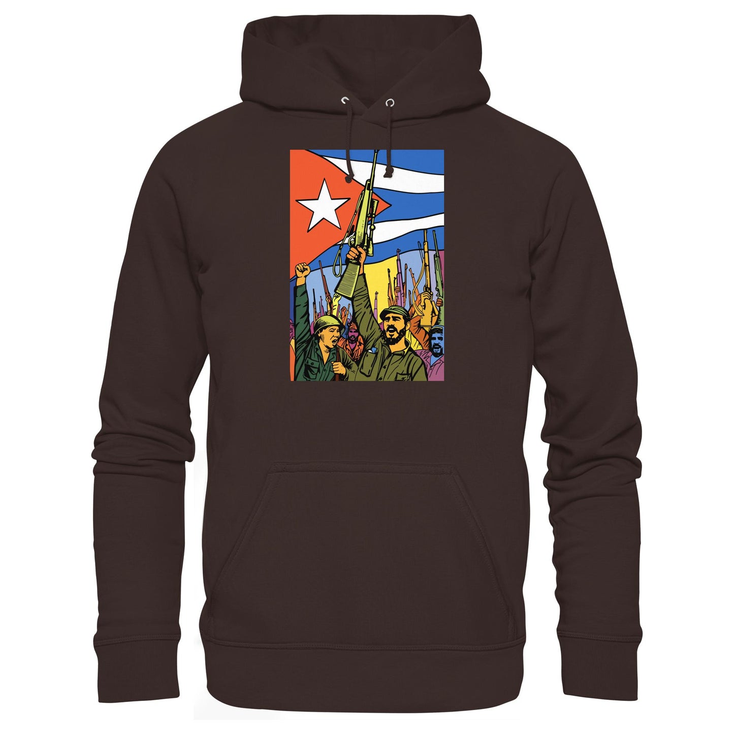 DDR Ostalgie Kapuze / Hoodie Unisex • KUBANISCHE REVOLUTION (ORIGINAL POSTER)