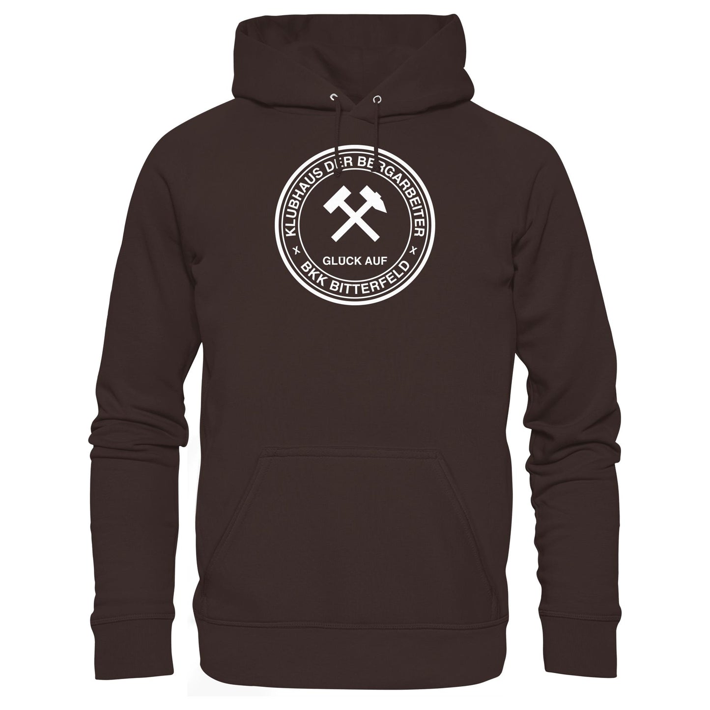 DDR Ostalgie Kapuze / Hoodie Unisex • KLUBHAUS DER BERGARBEITER BITTERFELD