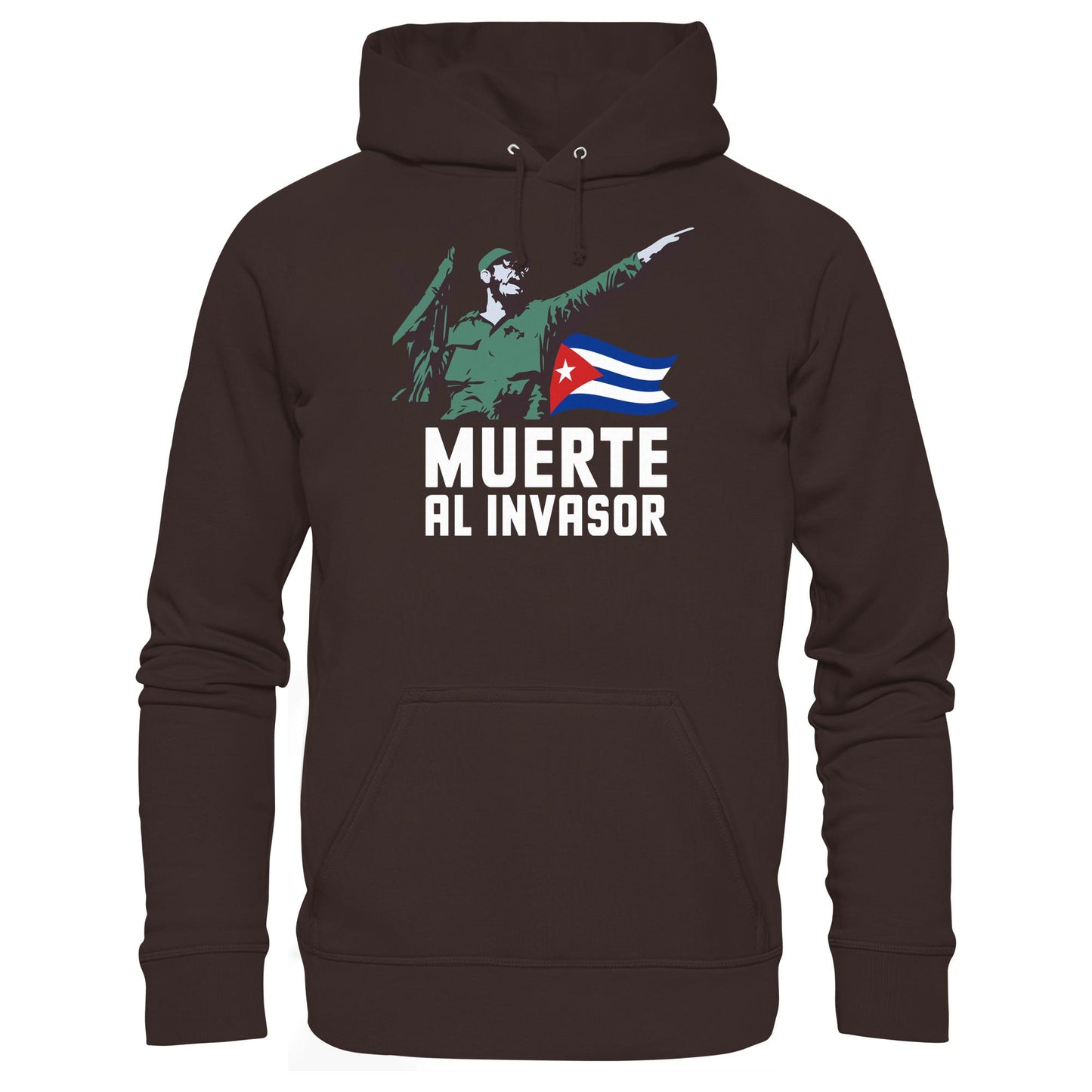 DDR Ostalgie Kapuze / Hoodie Unisex • KUBA - MUERTE AL INVASOR