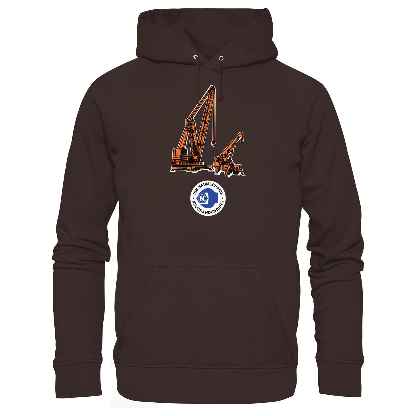 DDR Ostalgie Kapuze / Hoodie Unisex • VEB BAUMECHANIK NEUBRANDENBURG