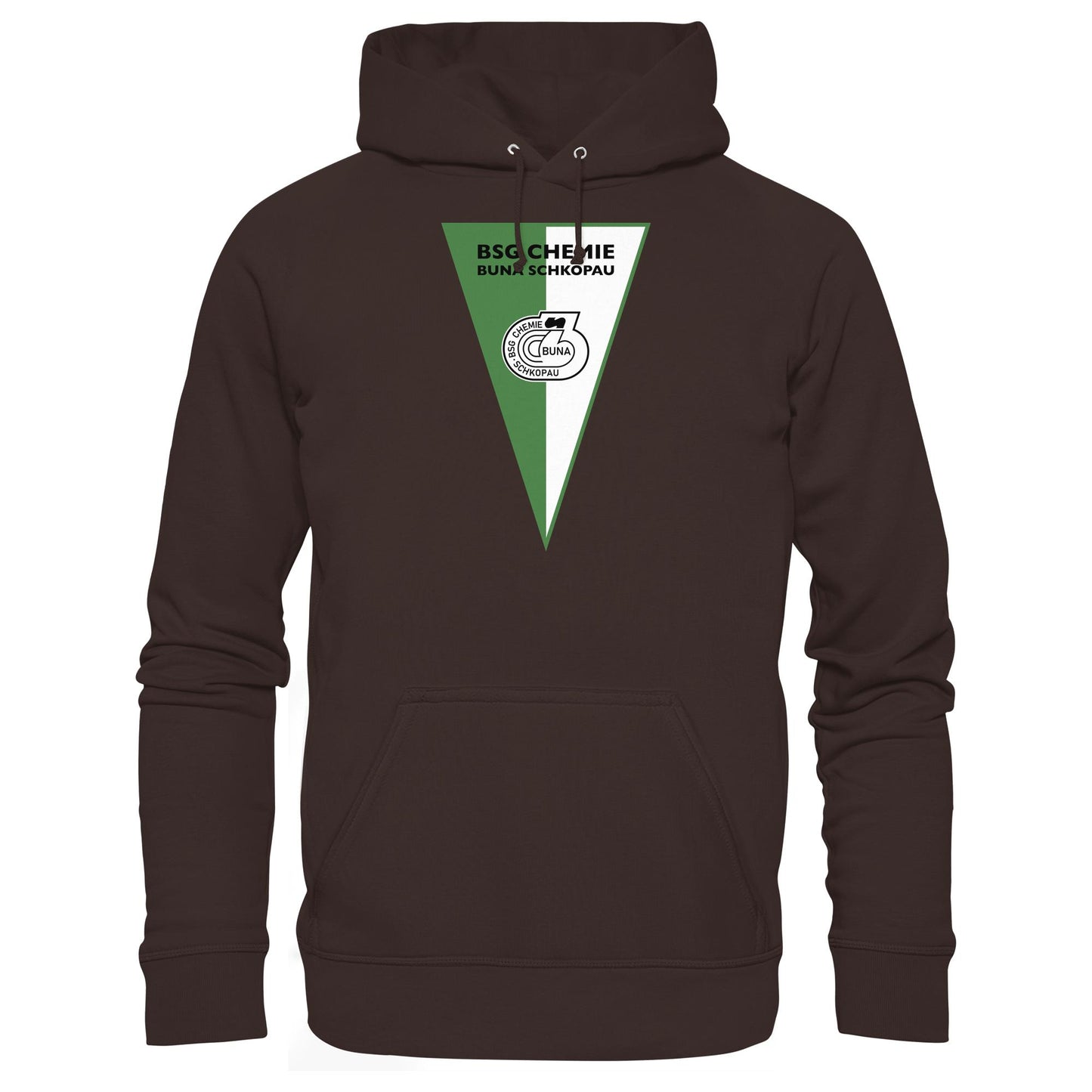 DDR Ostalgie Kapuze / Hoodie Unisex • BSG CHEMIE BUNA SCHKOPAU (ORIGINALWIMPEL)