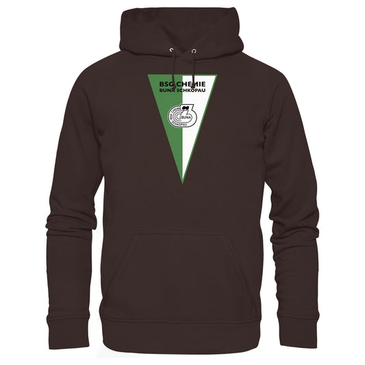 DDR Ostalgie Kapuze / Hoodie Unisex • BSG CHEMIE BUNA SCHKOPAU (ORIGINALWIMPEL)
