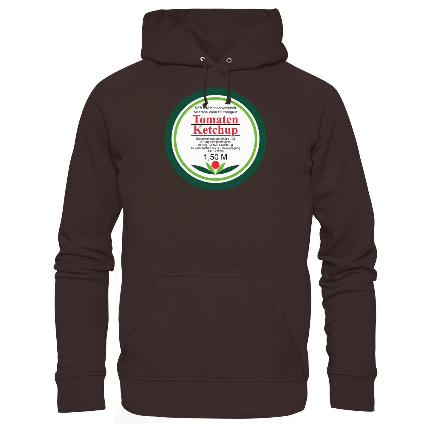 DDR Ostalgie Kapuze / Hoodie Unisex • VEB AXA KONSERVEN MEERANE - TOMATEN-KETCHUP