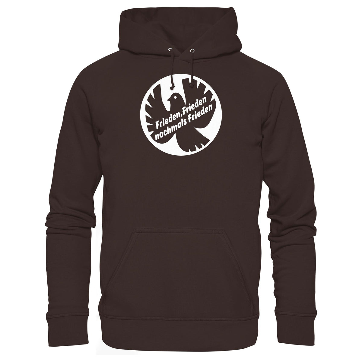 DDR Ostalgie Kapuze / Hoodie Unisex • FRIEDEN, FRIEDEN NOCHMALS FRIEDEN (ORIGINAL BANNER)