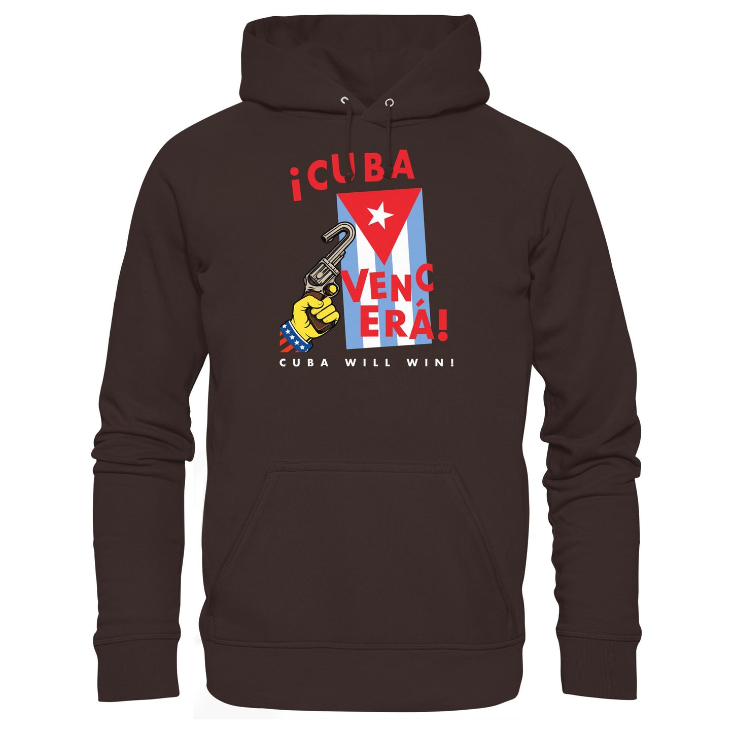 DDR Ostalgie Kapuze / Hoodie Unisex • VENCERÁ! CUBA WILL WIN! (ORIGINAL POSTER KUBA)
