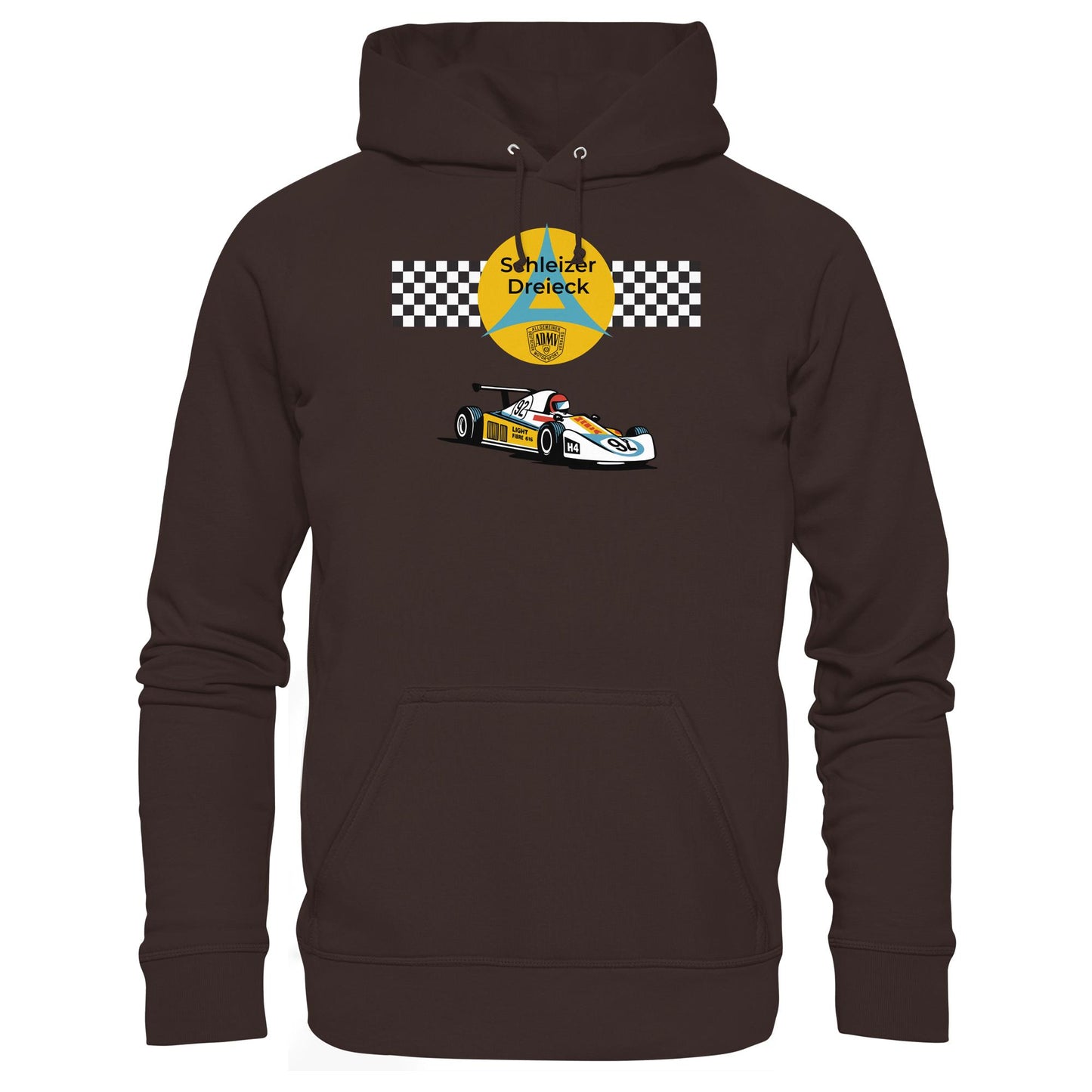 DDR Ostalgie Kapuze / Hoodie Unisex • SCHLEIZER DREIECK DDR (ORIGINAL-WIMPEL)