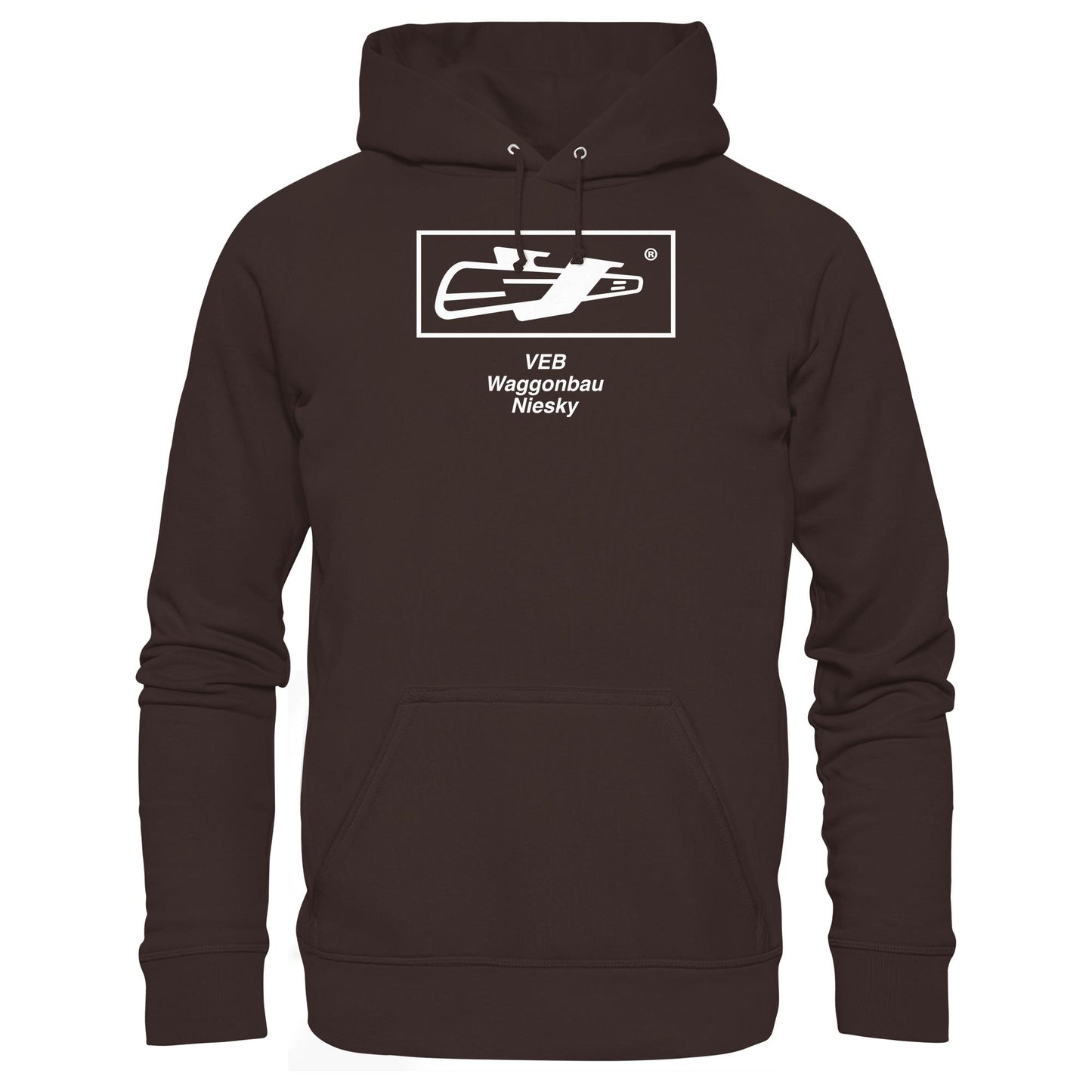 DDR Ostalgie Kapuze / Hoodie Unisex • VEB WAGGONBAU NIESKY