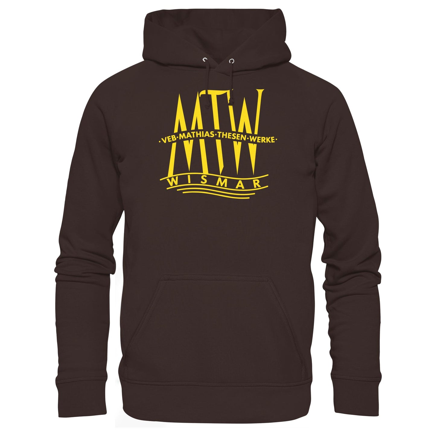 DDR Ostalgie Kapuze / Hoodie Unisex • MATHIAS-THESEN-WERKE WISMAR (LOGO 1946)