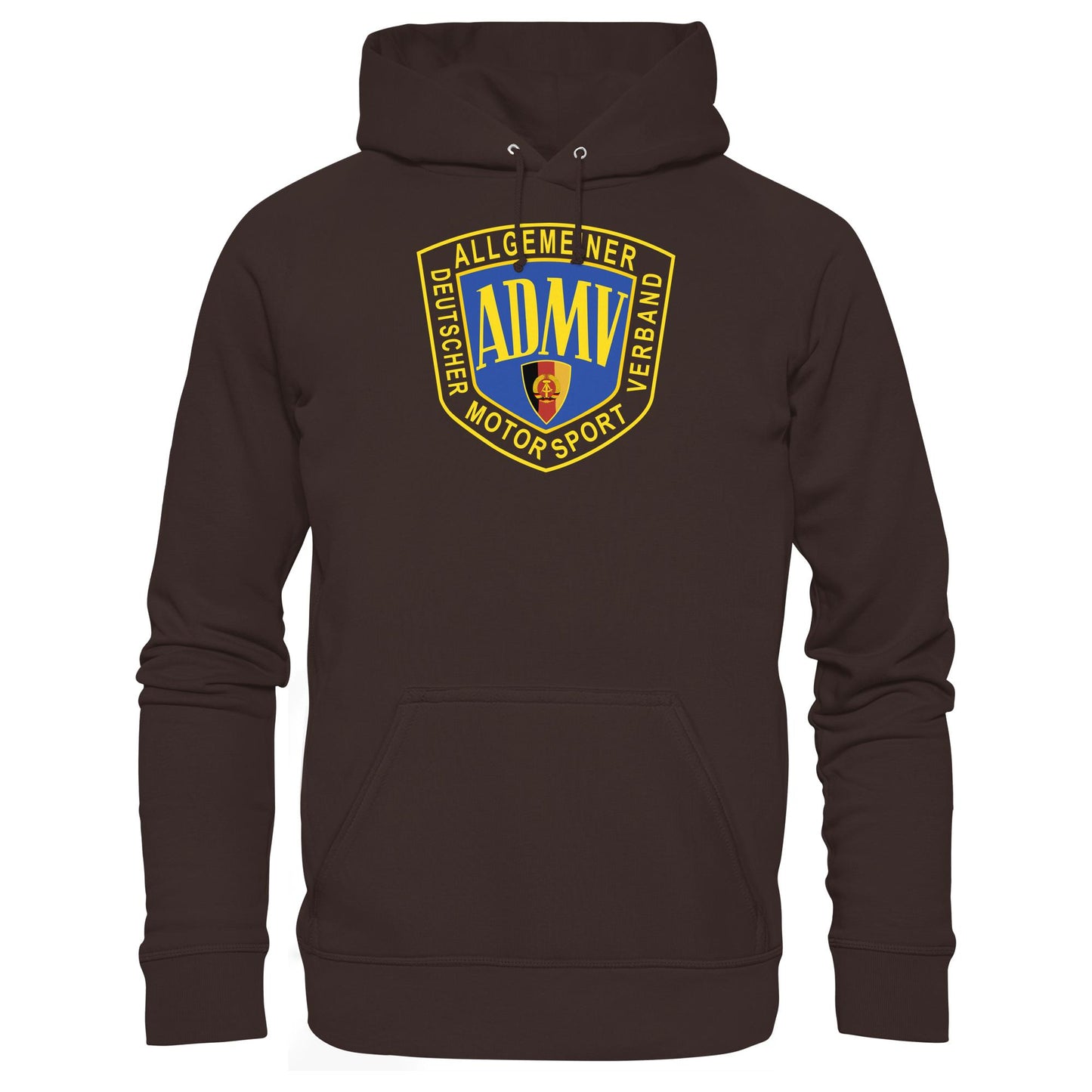DDR Ostalgie Kapuze / Hoodie Unisex • ADMV MOTORSPORTVERBAND DER DDR