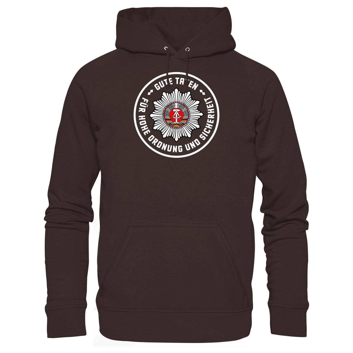 DDR Ostalgie Kapuze / Hoodie Unisex • ABZEICHEN VOLKSPOLIZEI FÜR JUNGE PIONIERE