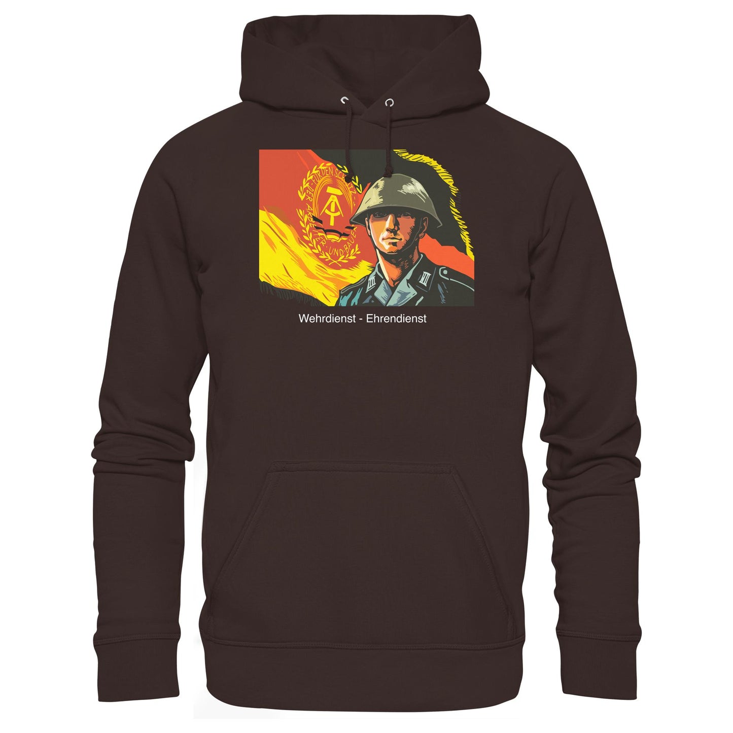 DDR Ostalgie Kapuze / Hoodie Unisex • NVA WEHRDIENST - EHRENDIENST