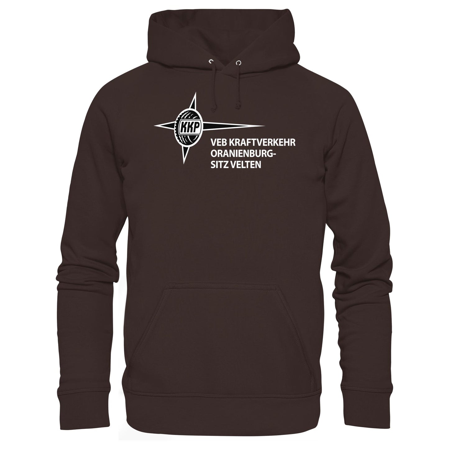 DDR Ostalgie Kapuze / Hoodie Unisex • VEB KRAFTVERKEHR ORANIENBURG