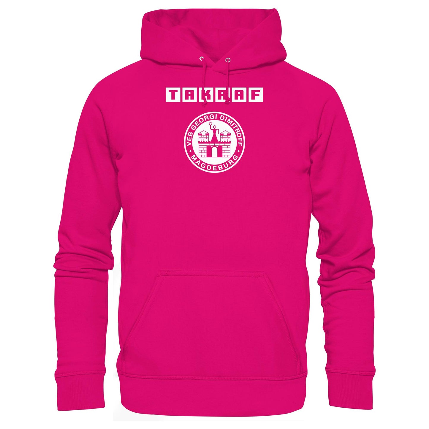 DDR Ostalgie Kapuze / Hoodie Unisex • TAKRAF - VEB GEORGI DIMITROFF MAGDEBURG