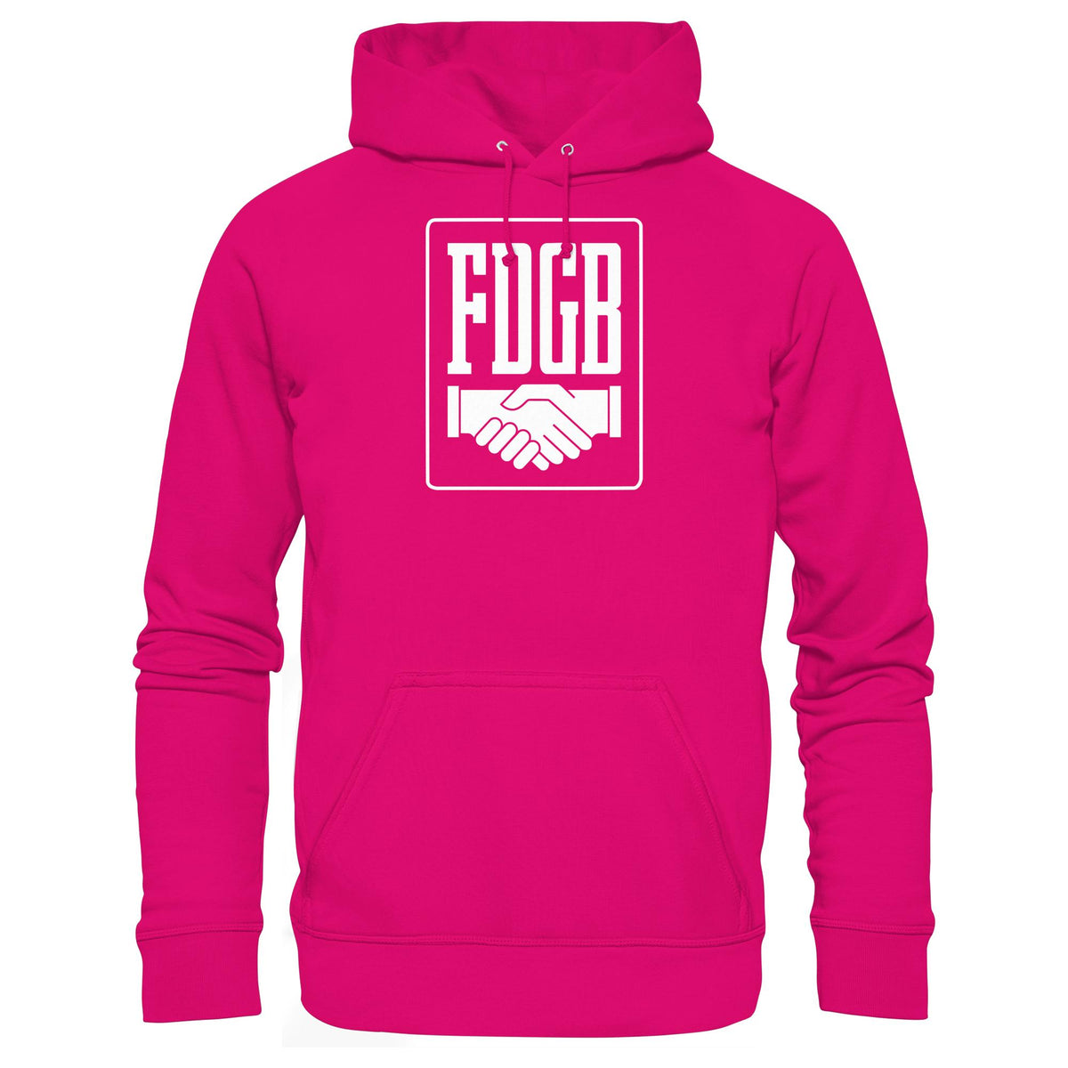 DDR Ostalgie Kapuze / Hoodie Unisex • FDGB - WEISS