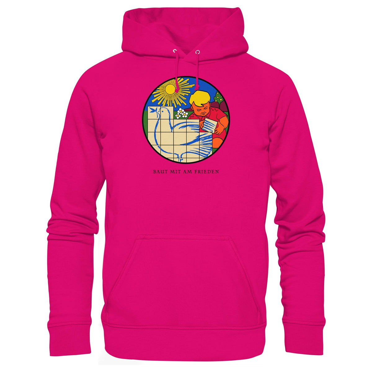 BAUT MIT AM FRIEDEN | DDR Ostalgie Kapuze / Hoodie Unisex