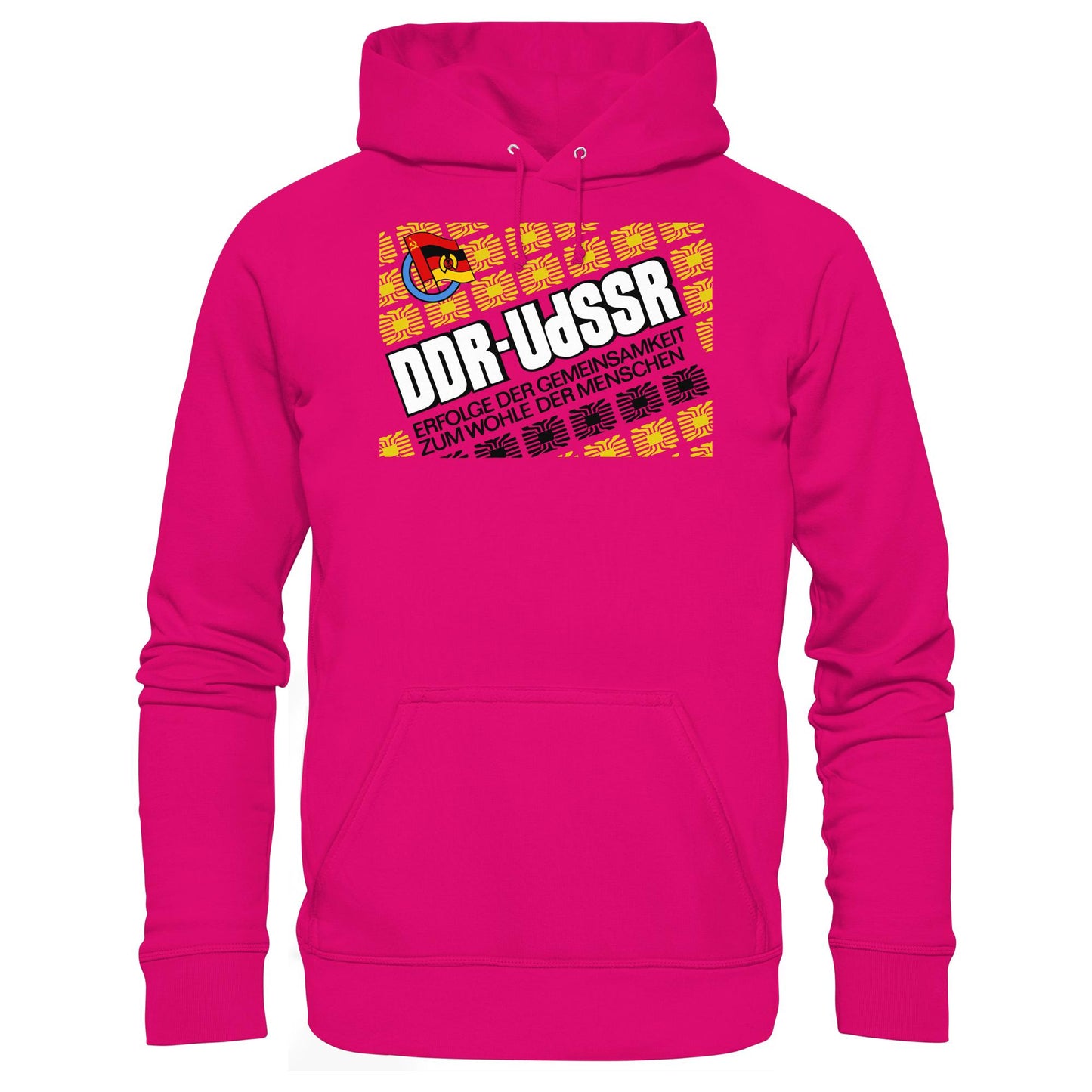 DDR Ostalgie Kapuze / Hoodie Unisex • DDR - UDSSR: ERFOLGE DER GEMEINSAMKEIT