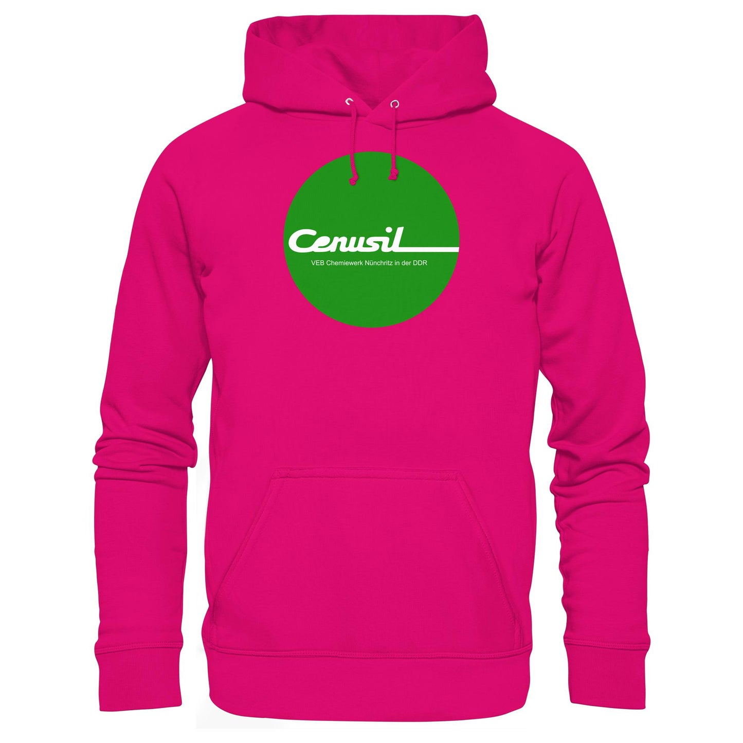 DDR Ostalgie Kapuze / Hoodie Unisex • CENUSIL - VEB CHEMIE NÜNCHRITZ