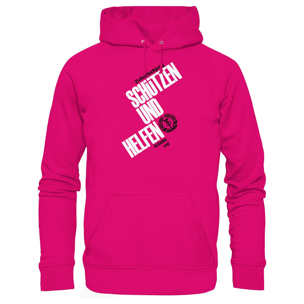 DDR-ZIVILVERTEIDIGUNG (ORIGINAL-PLAKAT) | DDR Ostalgie Kapuze / Hoodie Unisex