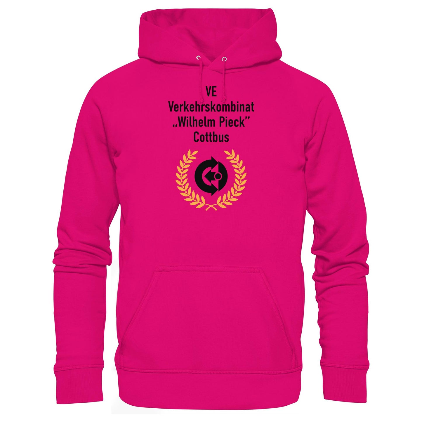 DDR Ostalgie Kapuze / Hoodie Unisex • VE VERKEHRSKOMBINAT WILHELM PIECK COTTBUS