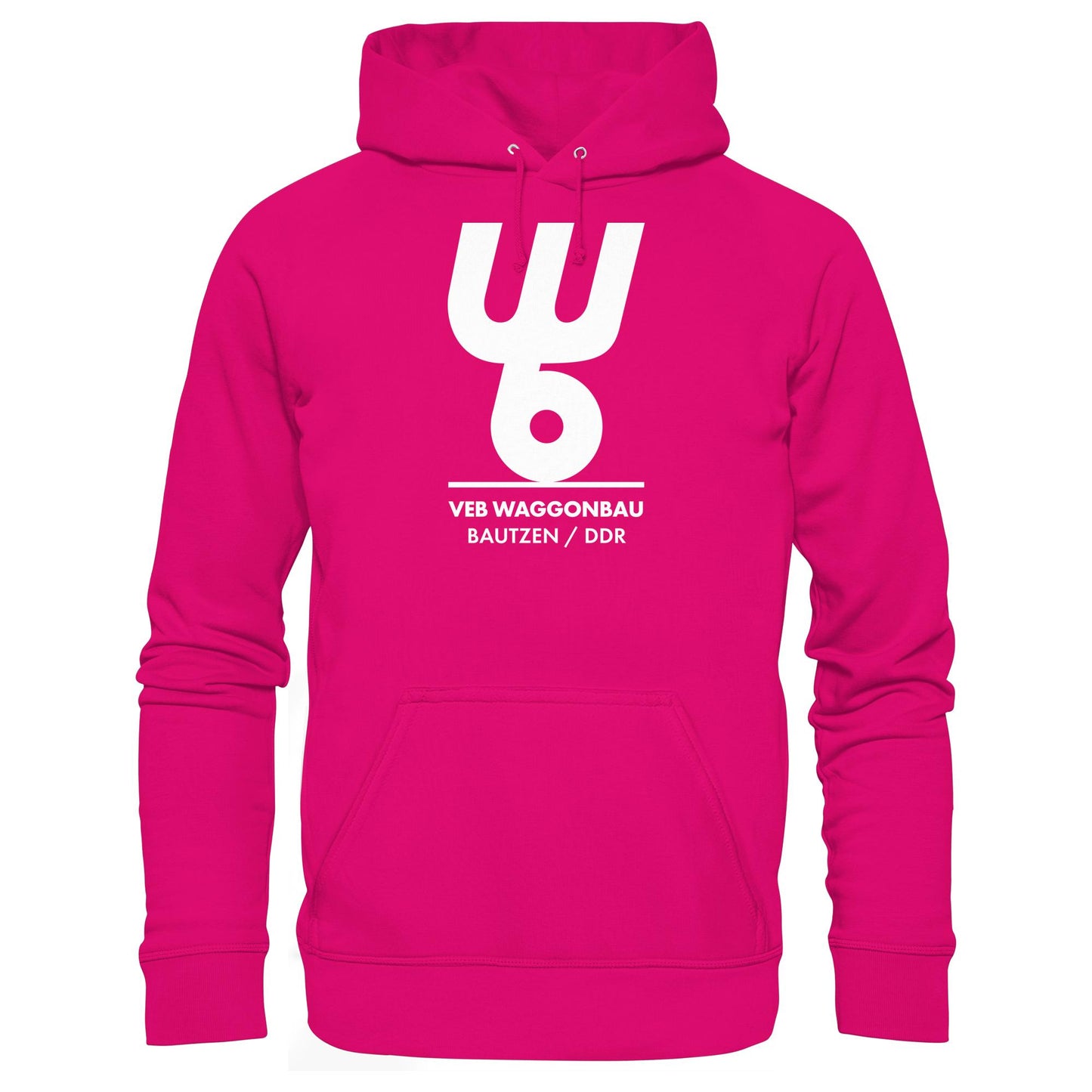 DDR Ostalgie Kapuze / Hoodie Unisex • VEB WAGGONBAU BAUTZEN