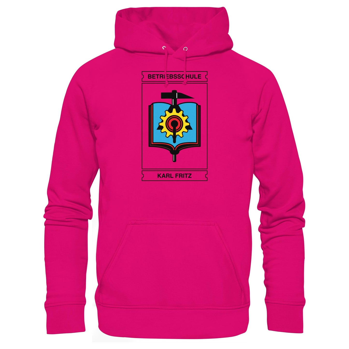 DDR Ostalgie Kapuze / Hoodie Unisex • BETRIEBSSCHULE KARL FRITZ WISMAR