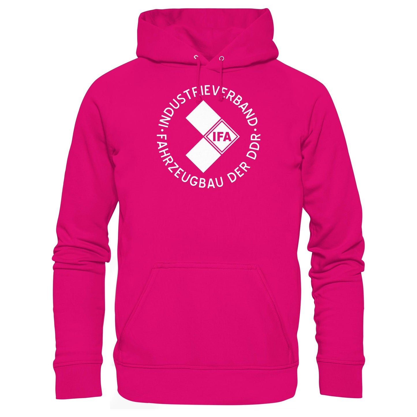 DDR Ostalgie Kapuze / Hoodie Unisex • IFA INDUSTRIEVERBAND FAHRZEUGBAU ( LOGO 1970er) - dunkel