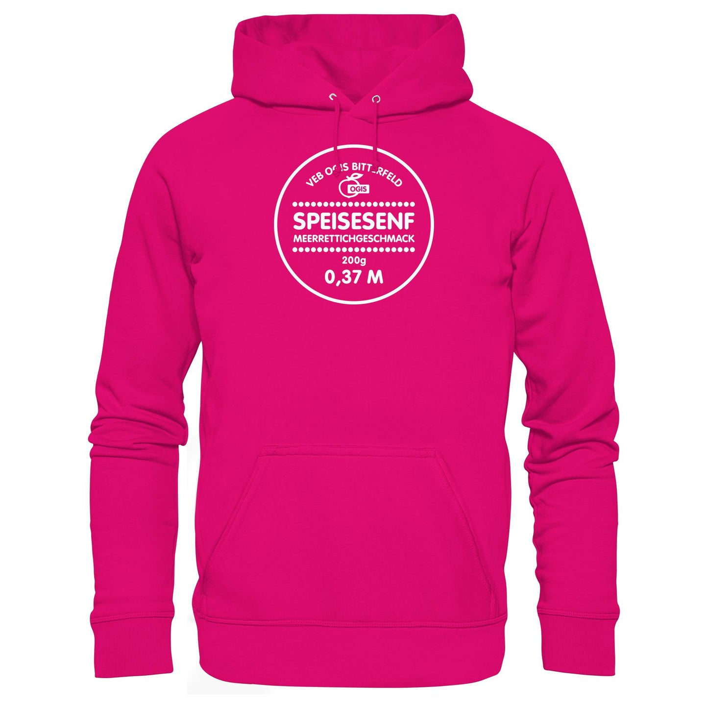 DDR Ostalgie Kapuze / Hoodie Unisex • VEB OGIS BITTERFELD - SPEISESENF