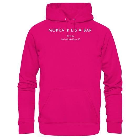 DDR Ostalgie Kapuze / Hoodie Unisex • MOKKA EIS BAR BERLIN (ORIGINAL SEITENLOGO)
