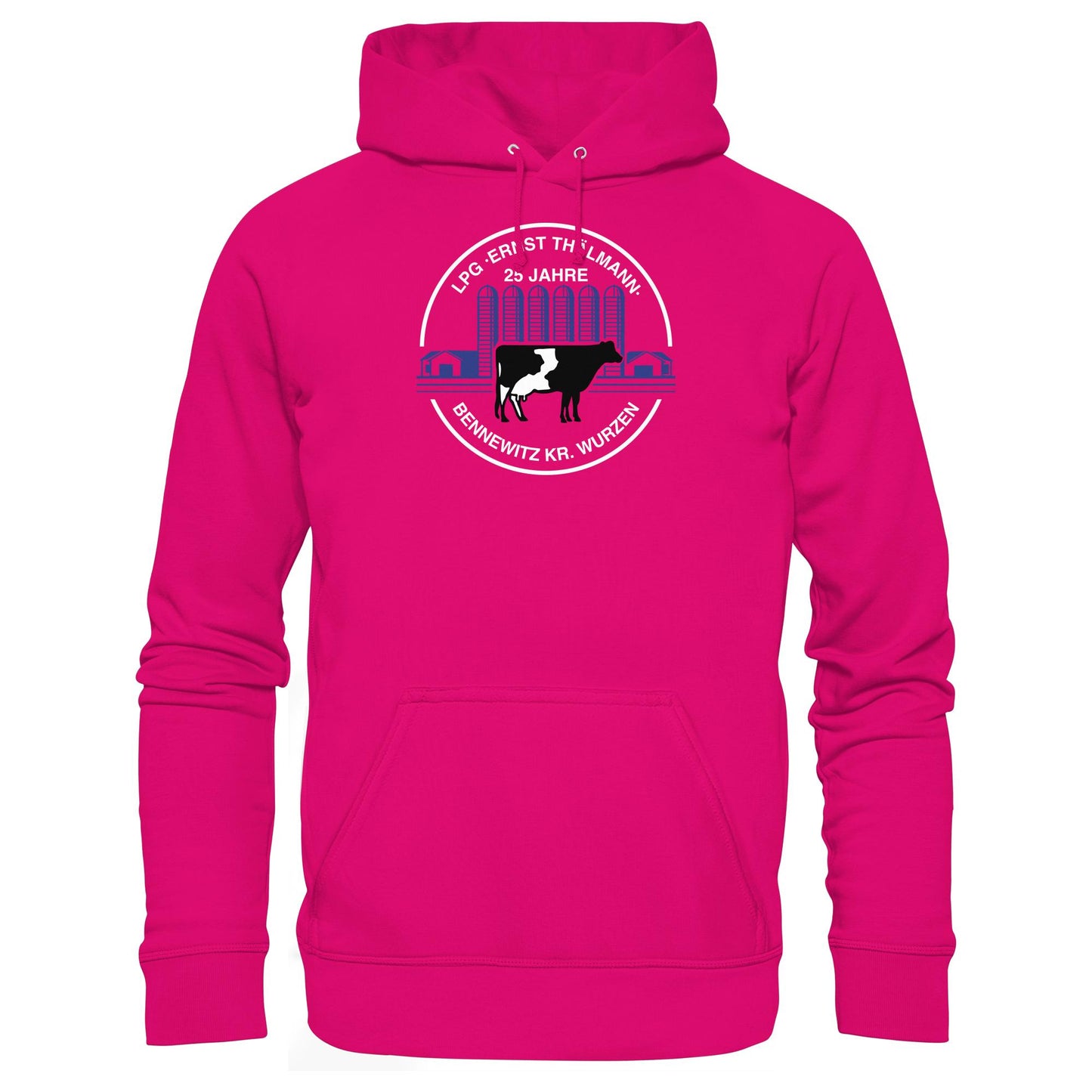DDR Ostalgie Kapuze / Hoodie Unisex • LPG ERNST THÄLMANN BENNEWITZ - WURZEN