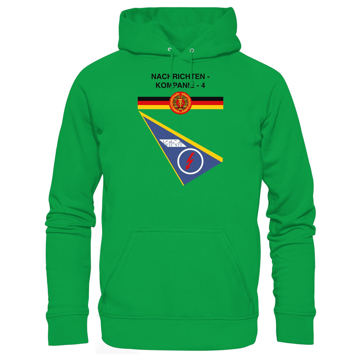 DDR Ostalgie Kapuze / Hoodie Unisex • NVA - NACHRICHTENKOMPANIE 4