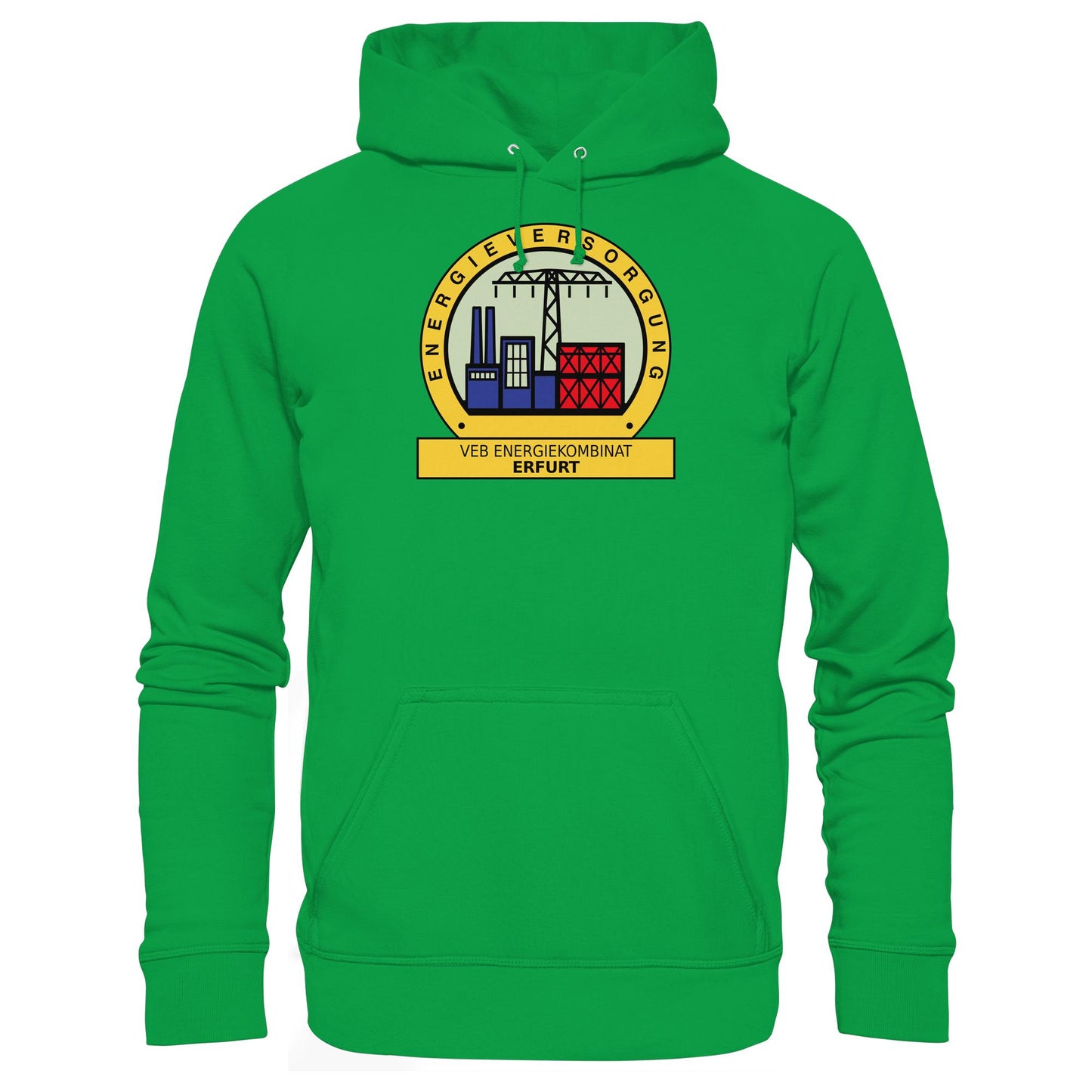 DDR Ostalgie Kapuze / Hoodie Unisex • VEB ENERGIEKOMBINAT ERFURT