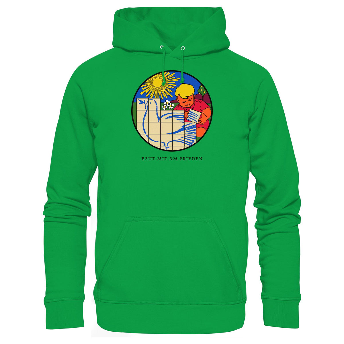 BAUT MIT AM FRIEDEN | DDR Ostalgie Kapuze / Hoodie Unisex