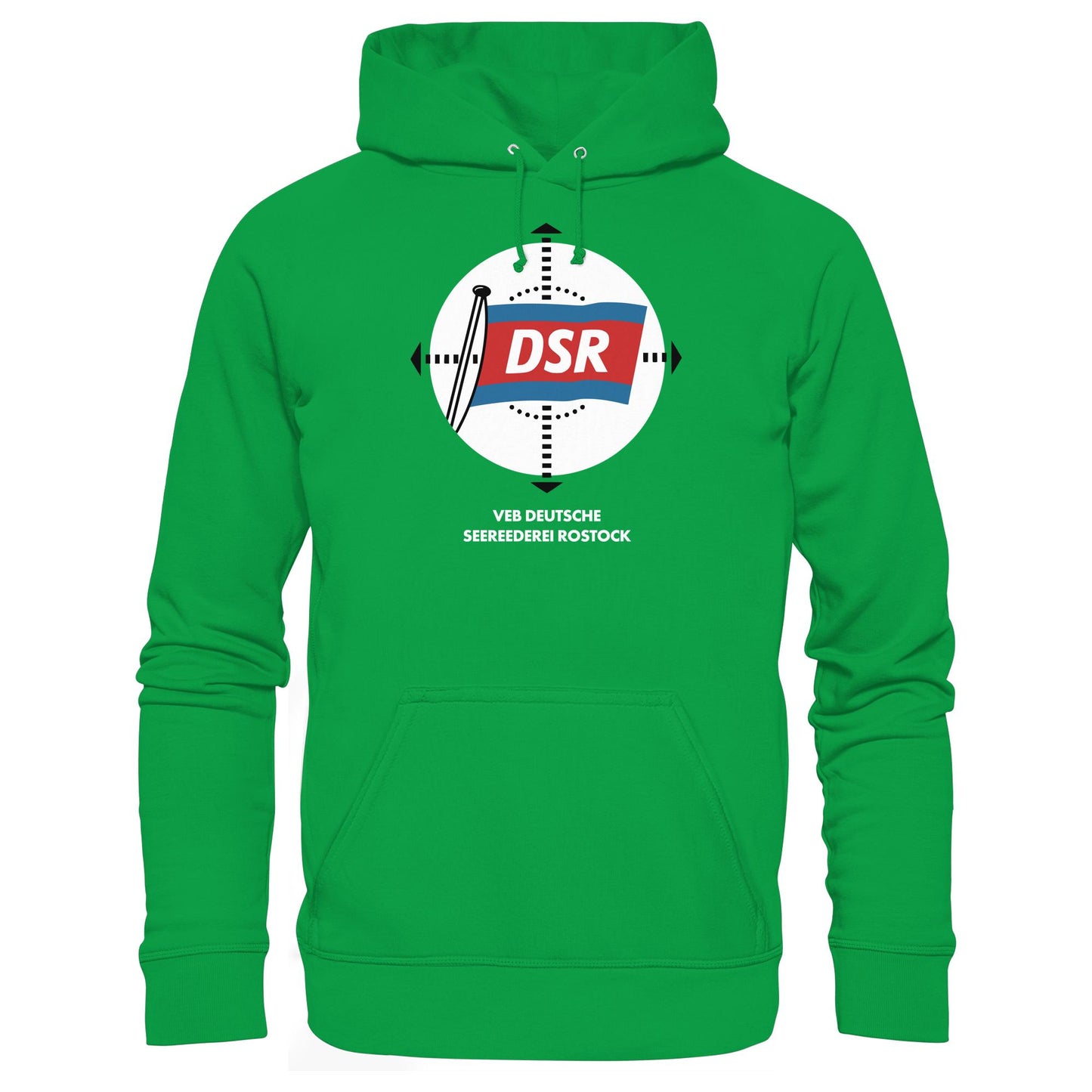 DDR Ostalgie Kapuze / Hoodie Unisex • DSR - VEB DEUTSCHE SEEREEDEREI ROSTOCK