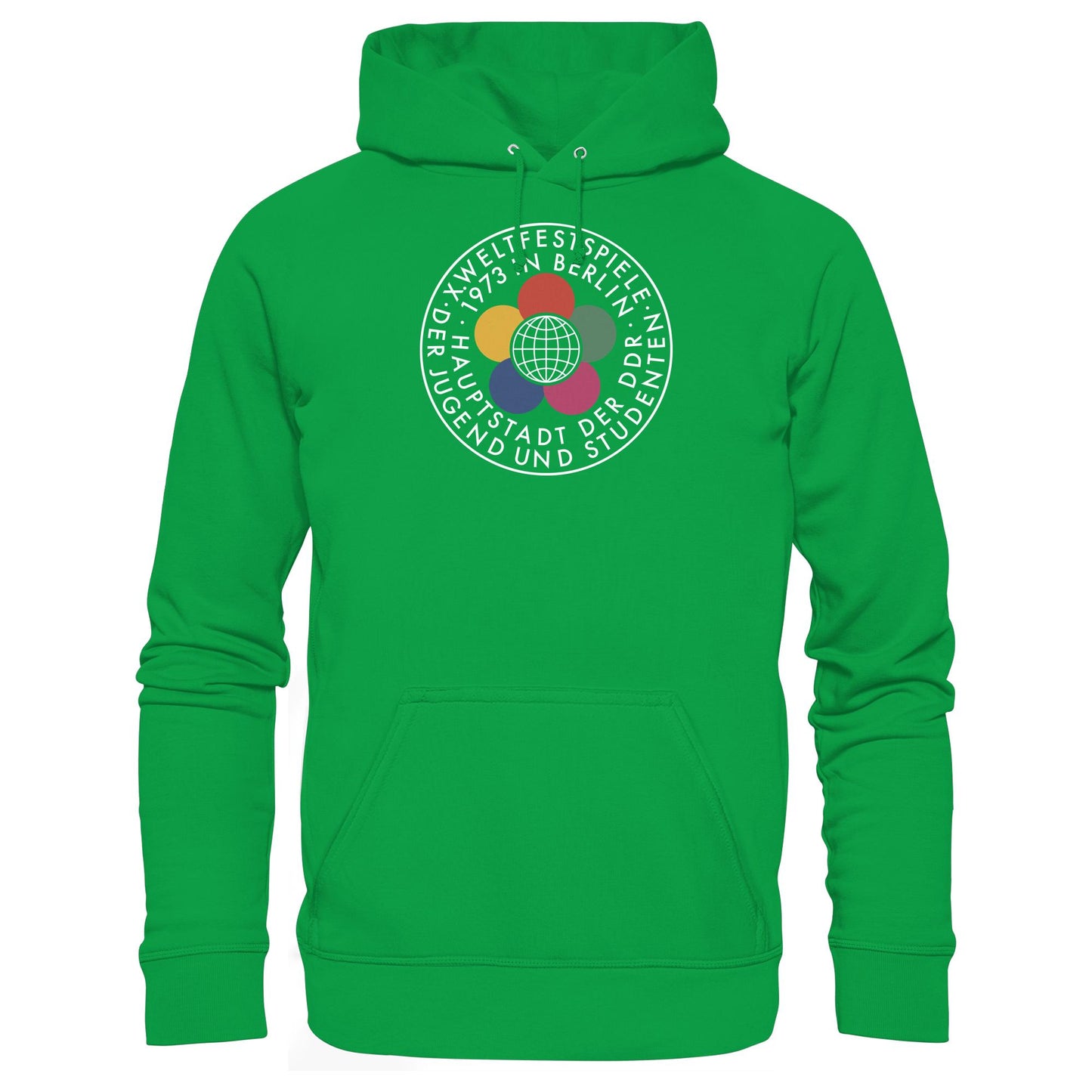 DDR Ostalgie Kapuze / Hoodie Unisex • WELTFESTSPIELE 1973 - dunkel