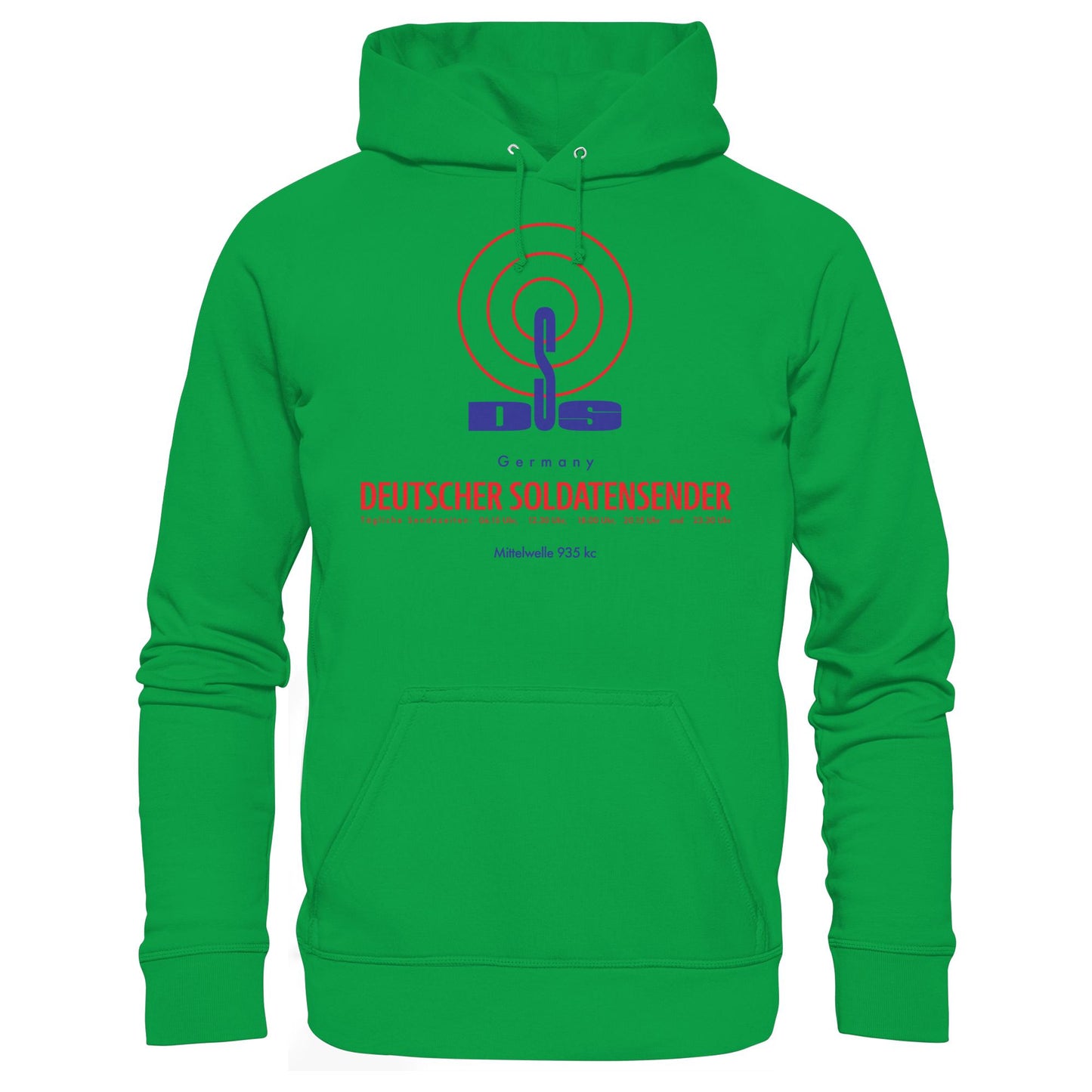 DDR Ostalgie Kapuze / Hoodie Unisex • DEUTSCHER SOLDATENSENDER BERLIN