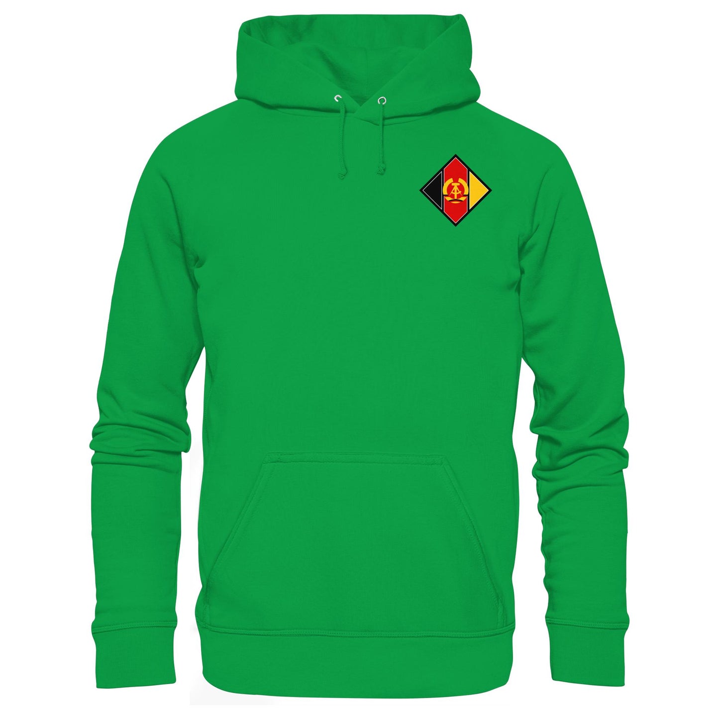 DDR Ostalgie Kapuze / Hoodie Unisex • NVA LUFSTSTREITKRÄFTE - BRUST BADGE