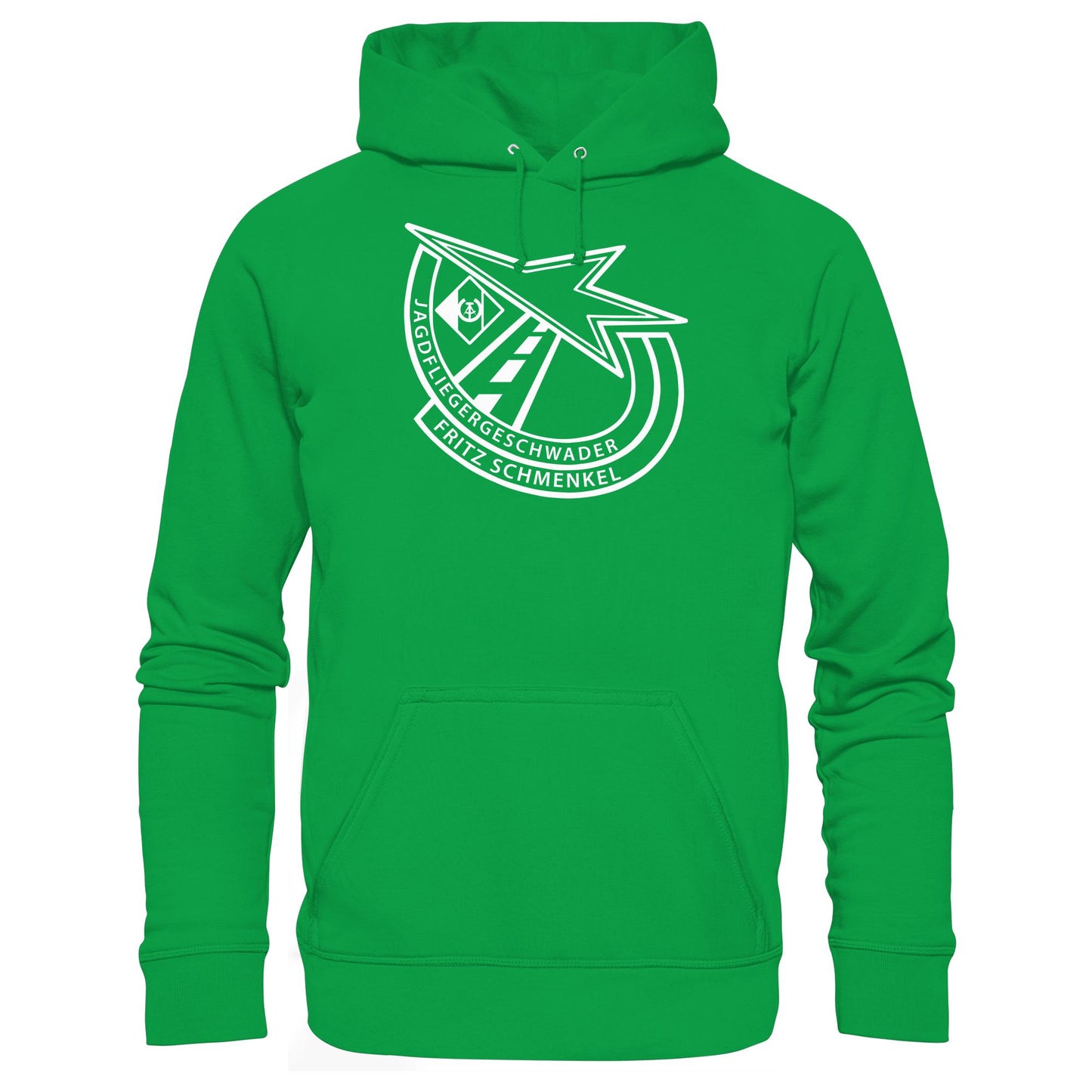 DDR Ostalgie Kapuze / Hoodie Unisex • NVA EMBLEM - GESCHWADER FRITZ SCHMENKEL
