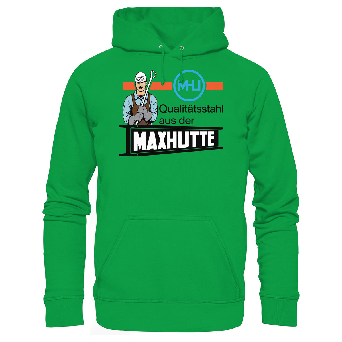 DDR Ostalgie Kapuze / Hoodie Unisex • QUALITÄTSTAHL MAXHÜTTE