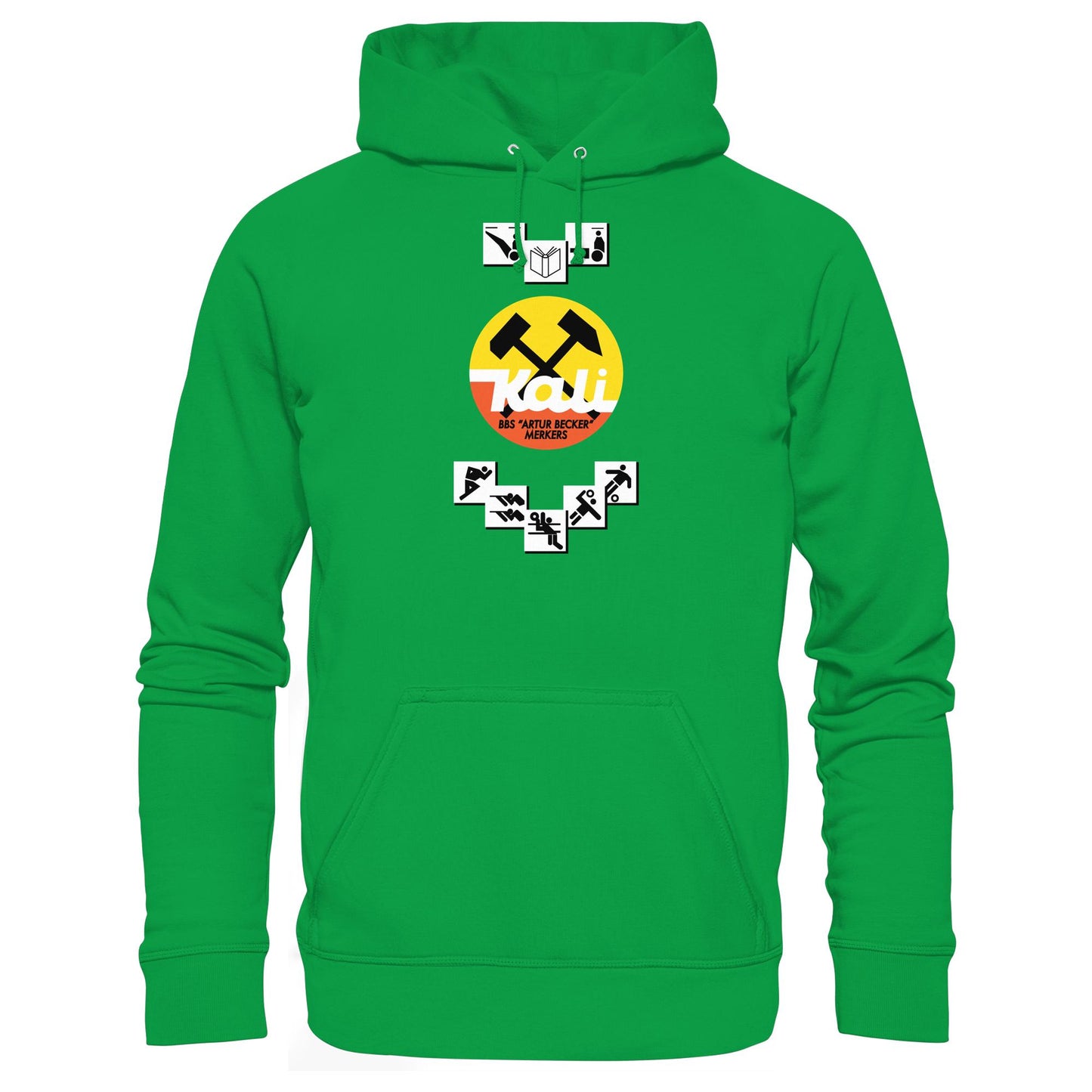 DDR Ostalgie Kapuze / Hoodie Unisex • BBS KALI ARTUR BECKER - MERKERS