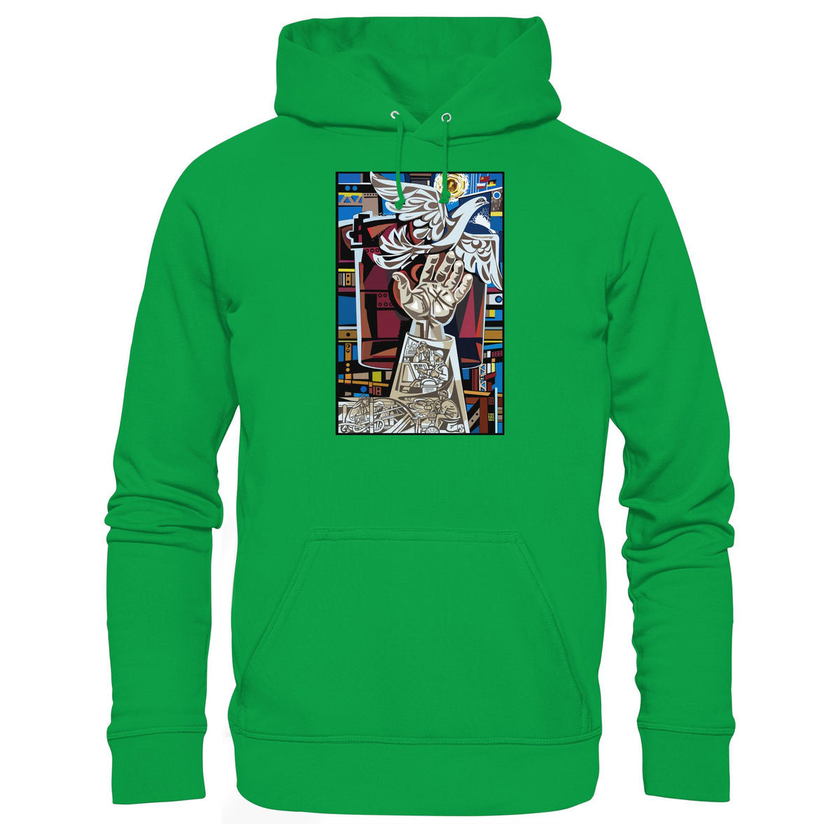 DDR Ostalgie Kapuze / Hoodie Unisex • WALTER WOMACKA - MOSAIK MAGISTRALE EISENHÜTTENSTADT (1965)