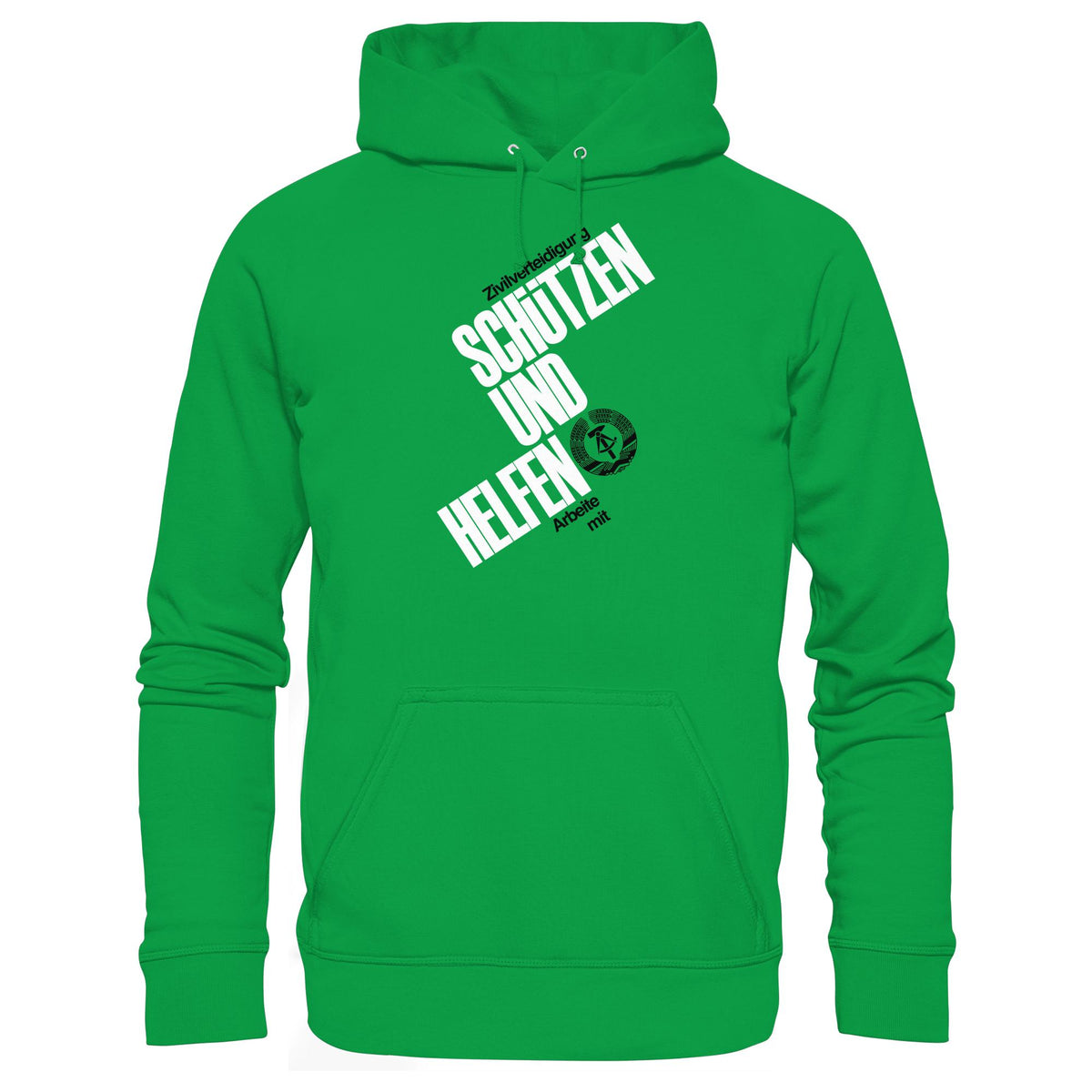 DDR-ZIVILVERTEIDIGUNG (ORIGINAL-PLAKAT) | DDR Ostalgie Kapuze / Hoodie Unisex