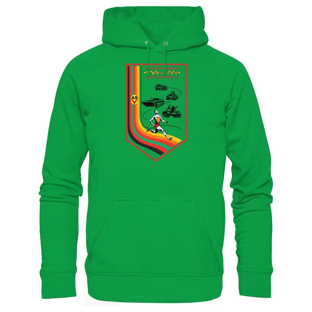 NVA ASV - SPORTORGANISATION LANDSTREITKRÄFTE | DDR Ostalgie Kapuze / Hoodie Unisex