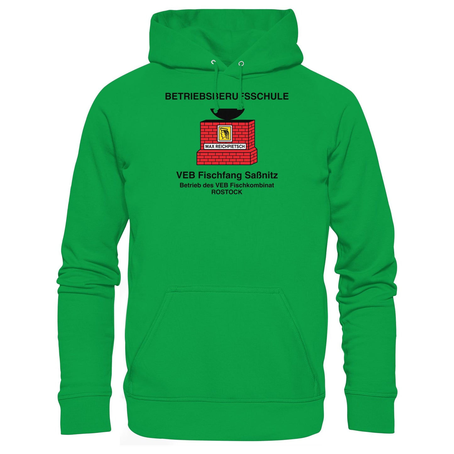 DDR Ostalgie Kapuze / Hoodie Unisex • BETRIEBSBERUFSSCHULE MAX REICHPIETSCH