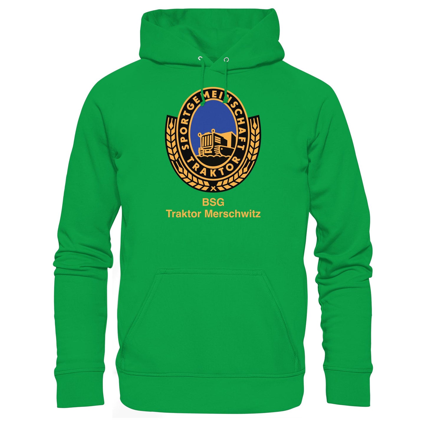 DDR Ostalgie Kapuze / Hoodie Unisex • BSG TRAKTOR MERSCHWITZ